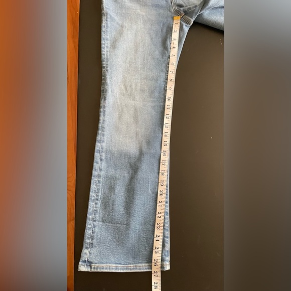 NWT Madewell Cali Demi Boot Blue Jeans Size 28 - Picture 12 of 13